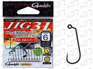 Крючки Gamakatsu Jig 31 Jig Hook #4