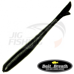 Мягкие приманки Bait Breath Fish Tail 3.3&quot; #003 Solid Black