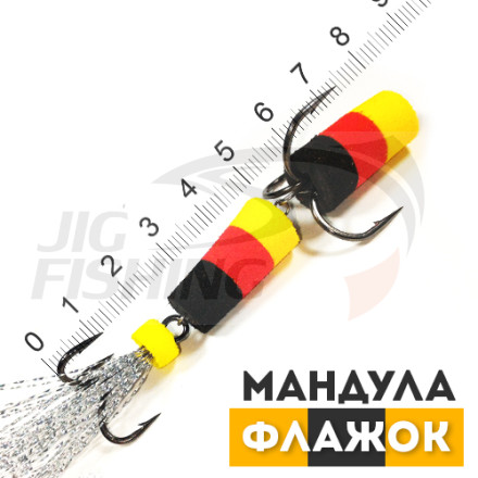 Мандула Флажок 80mm ЖКЧ