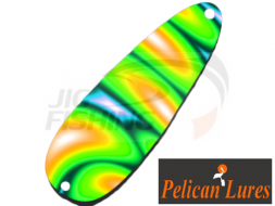 Колеблющаяся блесна Pelican Lures Flutter Trolling Spoon 5.6gr #79 Psych Green