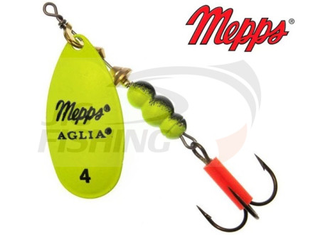 Вращающаяся блесна Mepps Aglia Fluo 4 #Chartreuse