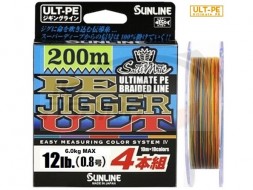 Шнур плетеный Sunline PE Jigger ULT 4 200m #3 0.285mm 22.6kg