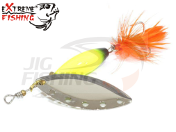 Блесна вертушка Extreme Fishing Complete Obsession 8gr #16 FluoYellow/S