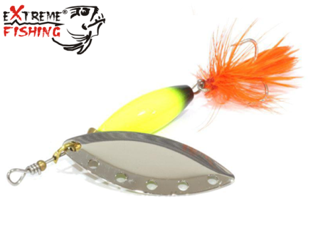 Блесна вертушка Extreme Fishing Complete Obsession 8gr #16 FluoYellow/S