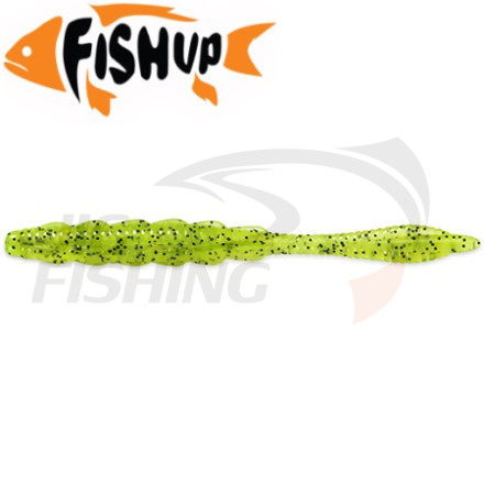 Мягкие приманки FishUp Scaly Fat 4.3&quot; #055 Chartreuse Black