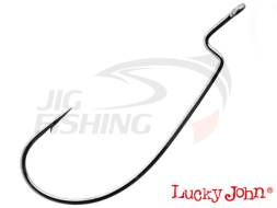 Офсетные крючки Lucky John LJH345 #1/0 (8 шт в уп)