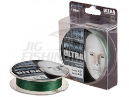 Шнур плетеный Akkoi Mask Ultra X4 130m Green 0.05mm 2.1kg