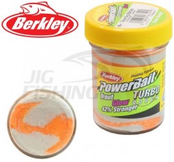 Паста форелевая Berkley Turbo Dough 50gr Glow Fluo Orange White