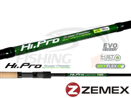 Фидерное удилище Zemex Hi-Pro Super Feeder 3.60m 12ft 80gr