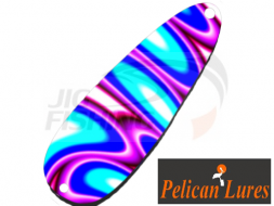 Колеблющаяся блесна Pelican Lures Flutter Trolling Spoon 5.6gr #80 Psych Light Blue