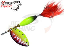 Блесна вертушка Extreme Fishing Complete Obsession 8gr #17 FluoYe/Ye