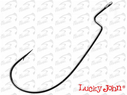 Офсетные крючки Lucky John LJH345 #2 (8 шт в уп)