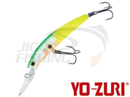 Воблер Yo-Zuri Crystal Minnow Deep Diver Walleye R1205 90F #BTCL