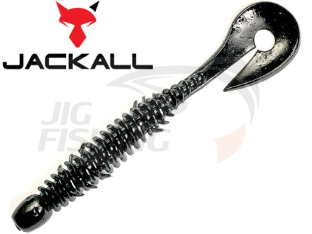 Мягкие приманки Jackall Wobbring 2.5&quot; Solid Black