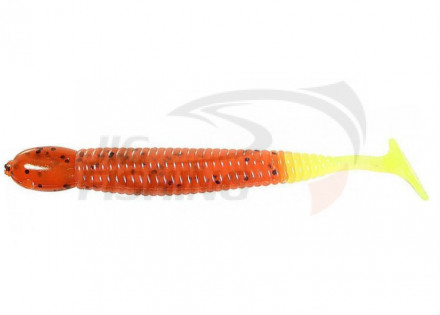 Мягкие приманки B Fish &amp; Tackle PaddleTail 3.25&quot; #403  Catalpa Orange Chartreuse Tail