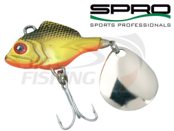 Тейлспиннер Spro ASP Jigging Spinner 28gr #Gold Black Mesh