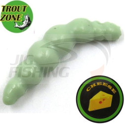 Мягкие приманки Trout Zone Brook 1.3&quot; #Olive Cheese (10шт/уп)