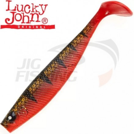Мягкие приманки Lucky John Red Tail Shad 7&#039;&#039; #PG22 (3шт/уп)