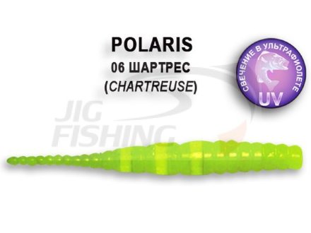 Мягкие приманки Crazy Fish Polaris 1.8&quot; 06 Shartreuse