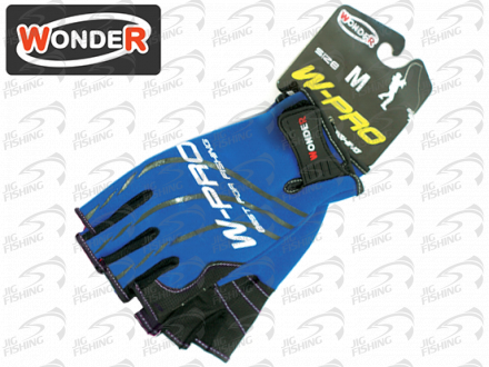 Перчатки Wonder Blue беспалые WG-FGL054 #XL