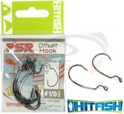 Офсетный крючок HitFish PSR Offset Hook #2/0 (6шт/уп)