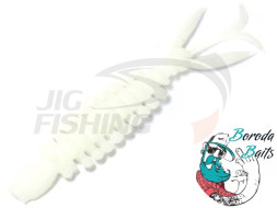 Мягкие приманки Boroda Baits Kanta 2.4&quot; #101 White