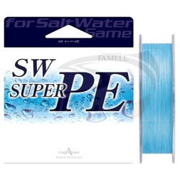 Шнур Yamatoyo SW Super PE Blue 150m #1.2 0.185mm 7.2kg