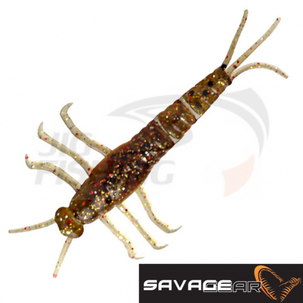 Мягкие приманки Savage Gear 3D PVC Mayfly 5cm Brown Glitter