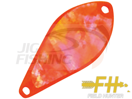 Колеблющаяся блесна Field Hunter Gold Rush Shell 3gr #22 Fluorescent Orange