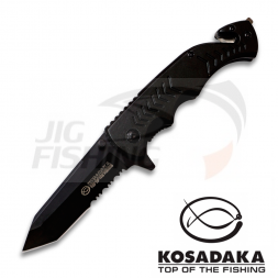Нож складной Kosadaka с серрейтом N-F12