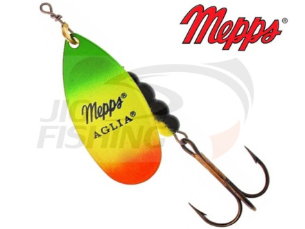 Вращающаяся блесна Mepps Aglia Fluo 5 #Tiger