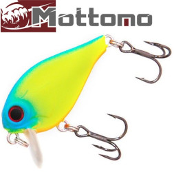 Воблер Mottomo Crazy Crank 40F 4.2gr #Chart Green Yellow