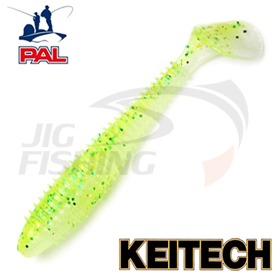 Мягкие приманки Keitech Swing Impact FAT 6.8&quot; #PAL02 Lime Chart Shad