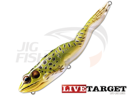 Воблер LiveTarget Frog Walking Bait 118F #500 Green/Yellow