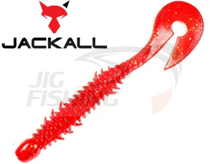 Мягкие приманки Jackall Wobbring 2.5&quot; Red Gold Flake