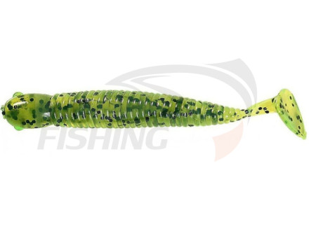 Мягкие приманки B Fish &amp; Tackle PaddleTail 3.25&quot; #405  Chartreuse Pepper