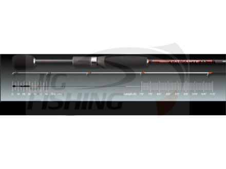 Спиннинг Graphiteleader Calzante EX GOCAXS 732UL-T 2.20m 0.6-8gr