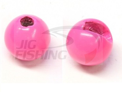 Вольфрамовые головки с вырезом Trout Fluo Pink 3.3mm 0.35gr (5шт/уп)