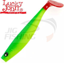 Мягкие приманки Lucky John Red Tail Shad 7'' #PG33 (3шт/уп)