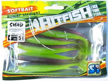 Мягкие приманки  HitFish Shad 4&quot; #R70