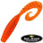 Мягкие приманки Bait Breath Curly Grub 4.5&quot; #Ur20 Orange Seed