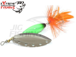 Блесна вертушка Extreme Fishing Complete Obsession 10gr #12 FluoGr/S