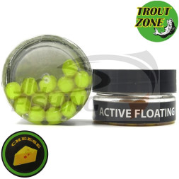 Мягкие приманки Trout Zone Boil Floating 12mm Chartreuse