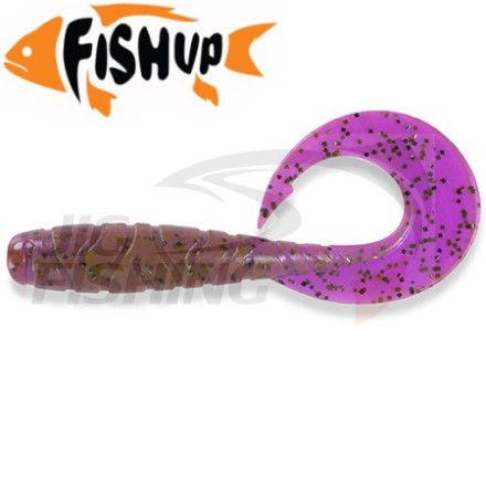 Мягкие приманки FishUp Mighty Grub 3.5&quot; #016 Lox Green &amp; Black