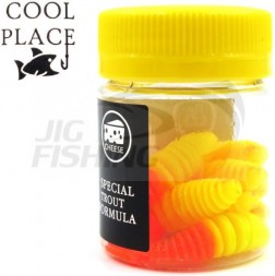 Силиконовые приманки Cool Place Plamp 1.6&quot; #Yellow Orange