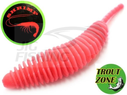 Мягкие приманки Trout Zone Plamp 1.6&quot; Pink Shrimp