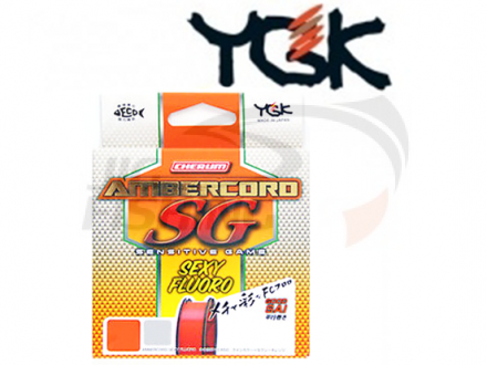 Флюорокарбон YGK Ambercord SG Sexy Fluoro 100m #0.8 3.5lb 0.151mm