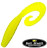 Мягкие приманки Bait Breath Curly Grub 4.5&quot; #Ur21 Yellow