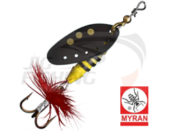 Вращающаяся блесна Myran Sting 7gr #Svart