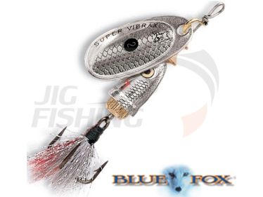 Вращающаяся блесна Blue Fox Vibrax Foxtail 4 #SSDX